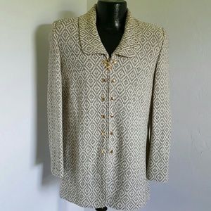 St. John by Marie Gray blazer cardigan size 10